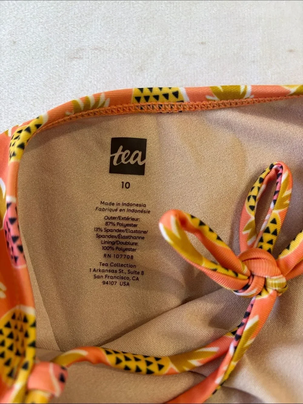 Tea Collection bright pineapple